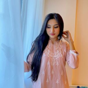 GUL BAHAR | Crepe Pink